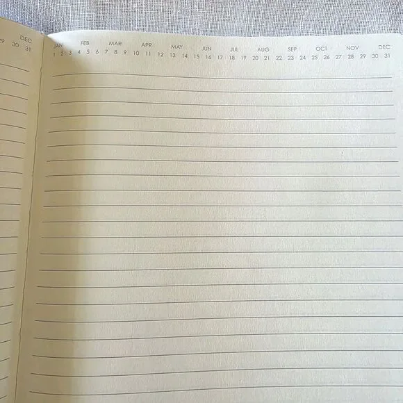 Graphique Notebook Journal Blue Floral Motif Lined Luxury Bound - Picture 5 of 11